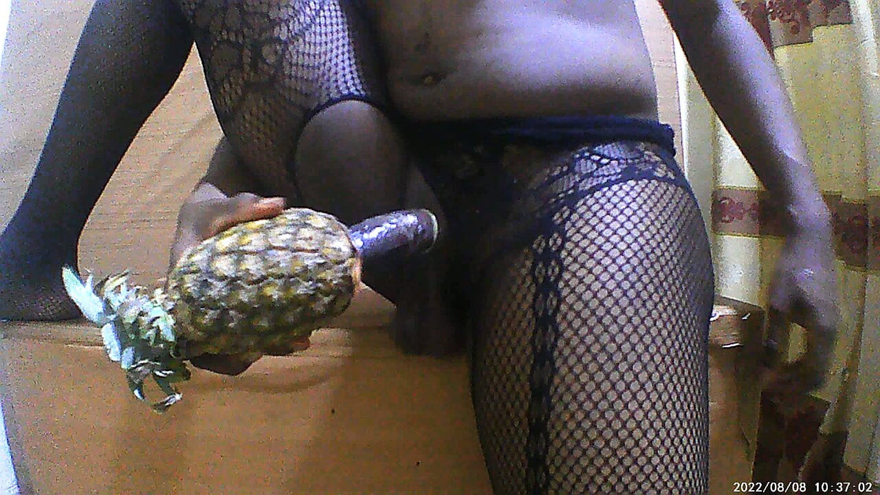Watch Hot Slut Sexy Husband Fucking Sweet Pineapple Asshole before Work