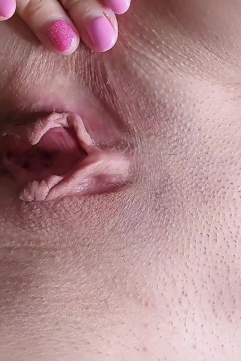 Pink Pussy Spreading and Pee