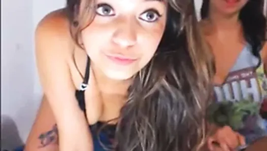 Sexiest Lesbian Webcam Girls going crazy - part 1