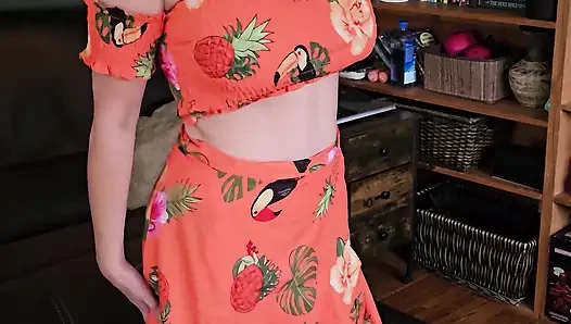 Watch what MOMMY likes to do when She is at Home Alone
