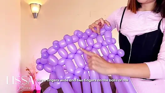 Пособие по платье с воздушным шариком