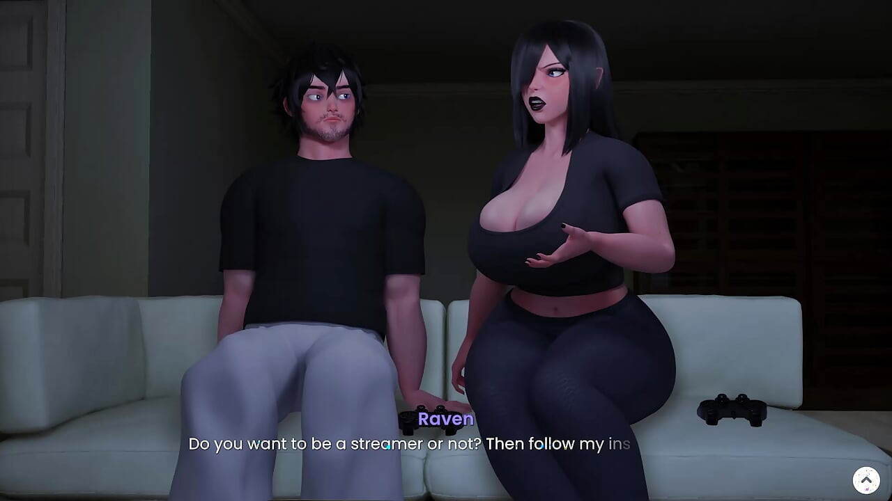 Mansion Days #5 - Goth Hottie Uses Her Wet Mouth