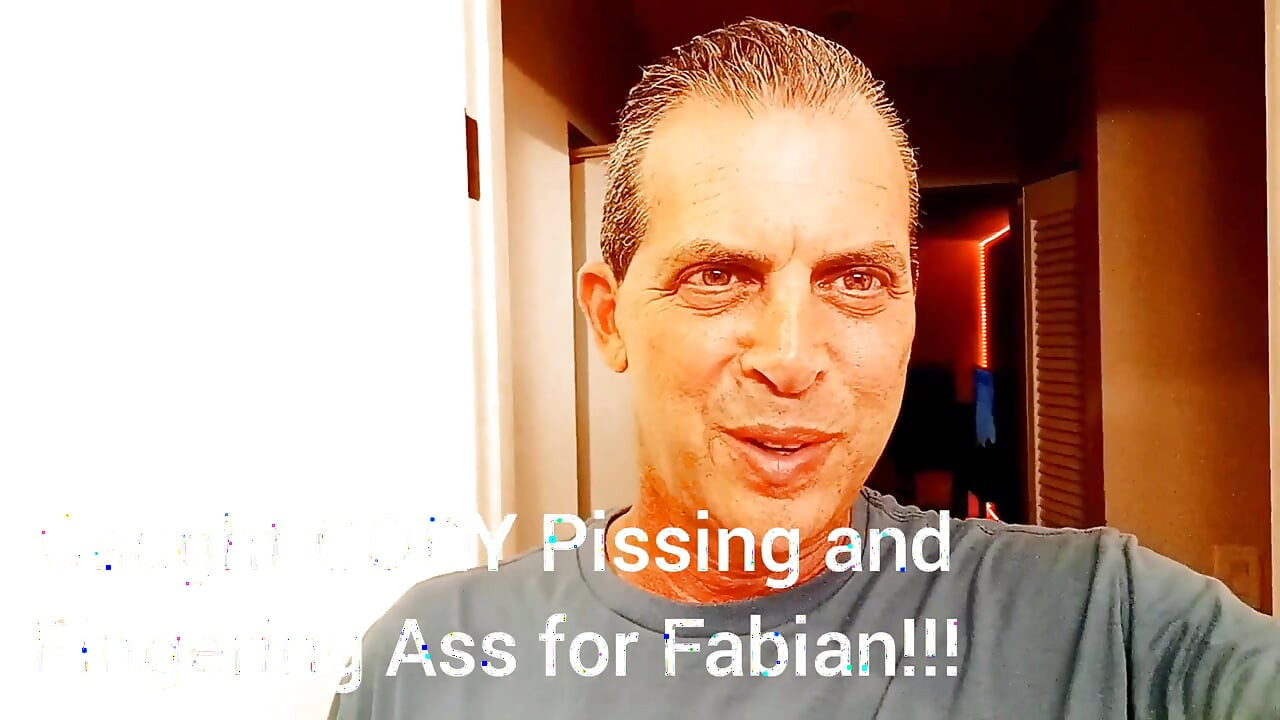 Caught Celebrity Cory Bernstein on Video, Pissing and Fingering Hot Ass for Married Friend, Fabian. Hot Dilf