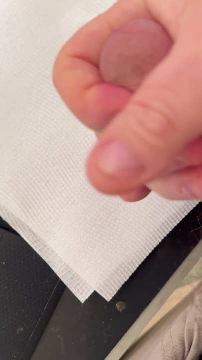 Rubbing one out at work!