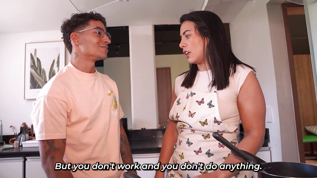 My father leaves me at home with the housekeeper, who's a hot MILF - Thiago Lopez & Kylei Eilish