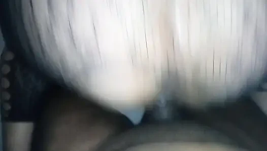 PAWG in fishnet takes backshots