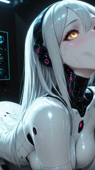 Spaceship Lust - Futanari Android Fucks Guy (AI Generated) | Clip 1