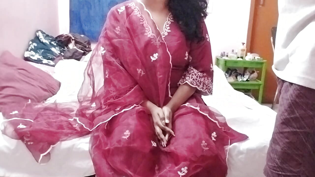 Husband is being naughty in front of her virgin sister in law