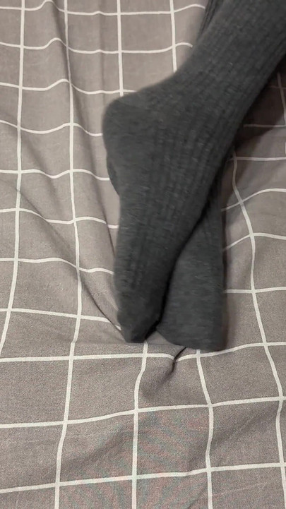 Trying on Collection of Socks, Choose Your Favorites