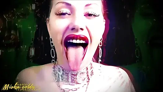 Binaural ASMR & mindfuck! Wichs auf meinen mund und spucke!