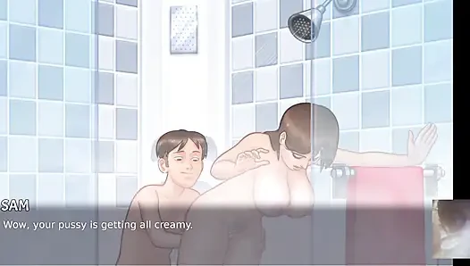 Milf Step-Mom Debbie All Shower lewd Scenes! summer time saga new update