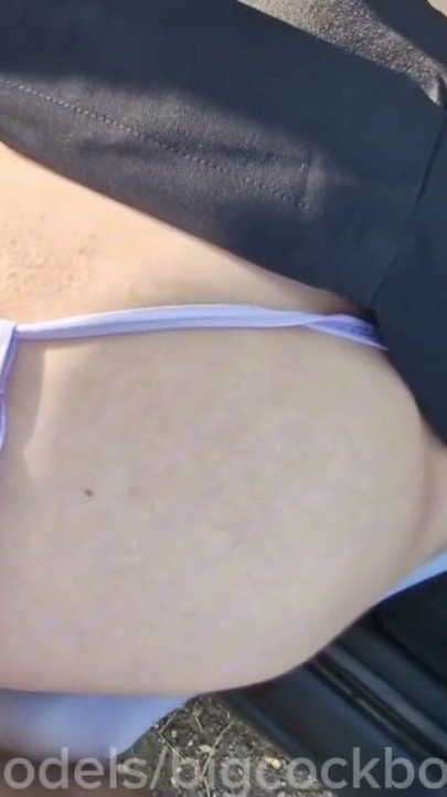 Picked up a slutty trance passenger with a big cock on the highway and fucked her. hot cruise | Clip 2