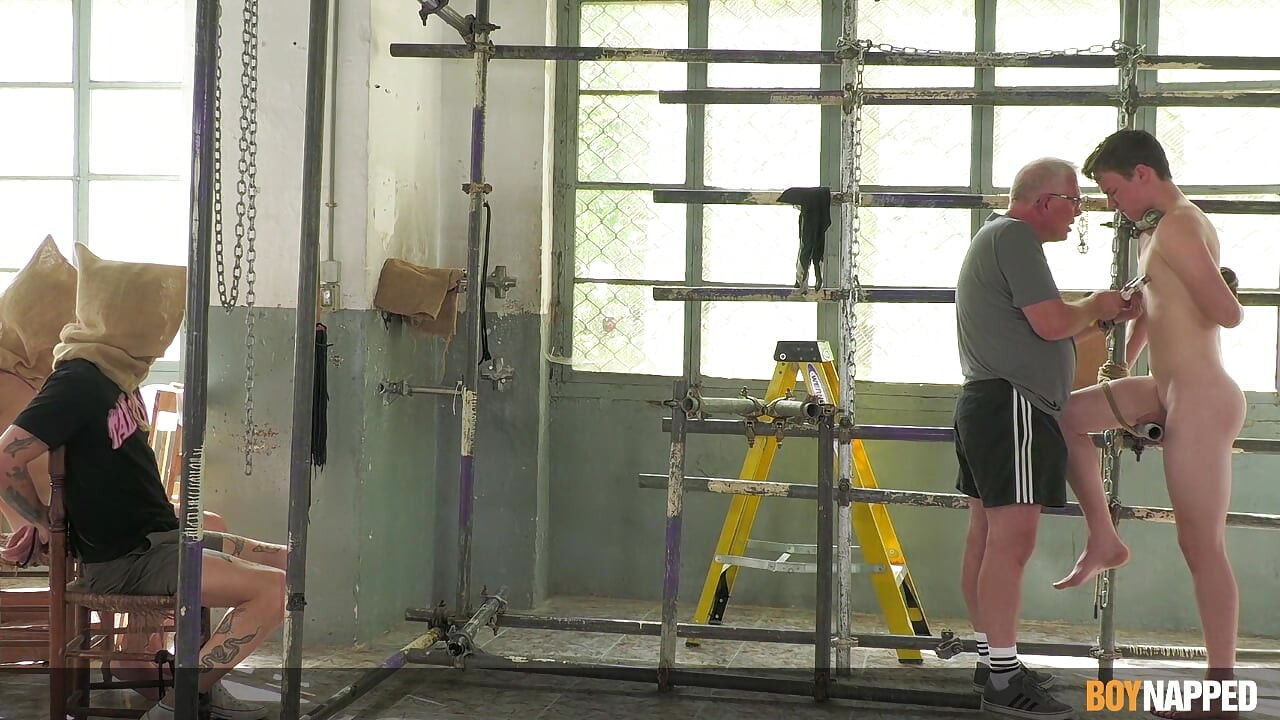 Boynapped - Master Doms And Three Twinks Part 2 Nipple Torment And Cock Strokes