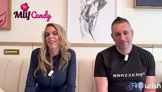 Milfcandy podcast diselenggarakan oleh mrflourish sama tamunya chloe dahl dan lucky steve