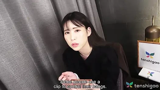 Hitomi Kanzaki hinter den kulissen