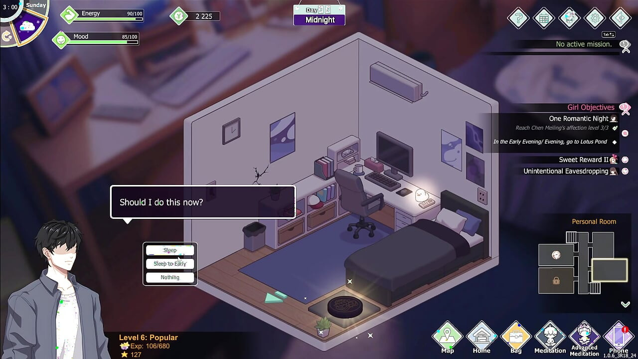 Happy student part 6! There is no light in the dorm she acsidently grubs me by my dick!