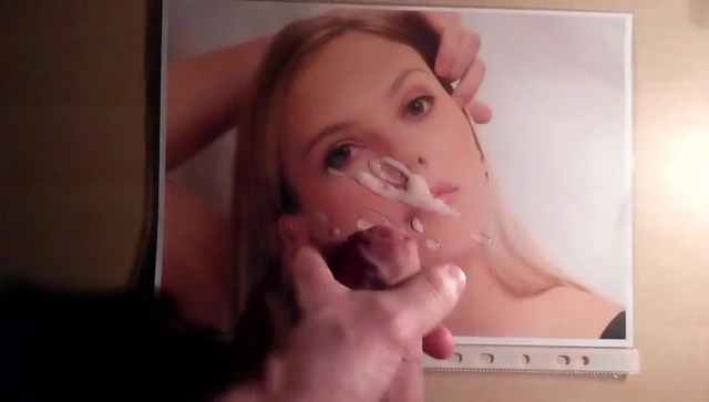 Cumtribute 3 on Scarlett Johannson