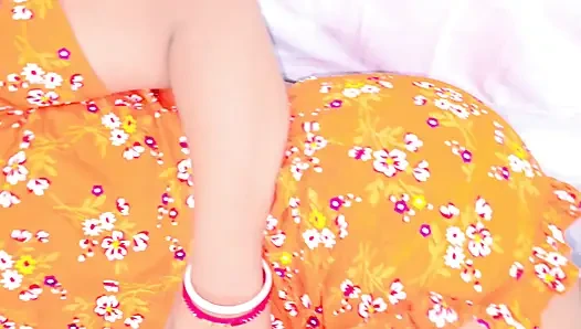 I find my little stepsister with my clothes on, take them off and fuck her hard until I cum in her pussy