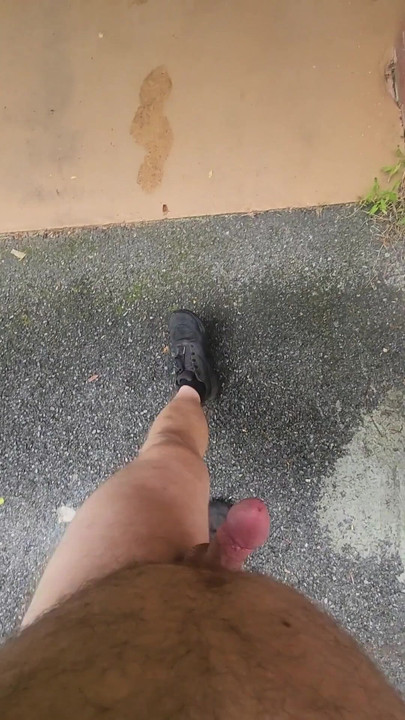 Memorable moment from "Naked in public with only shoes on."