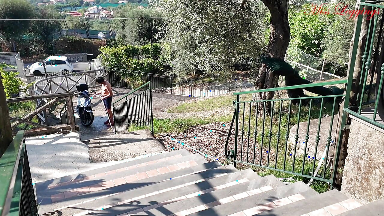 The Stepaunt's Unexpected and Perverse Desire to Seduce and Provoke the Virgin Stepnephew on the Terrace