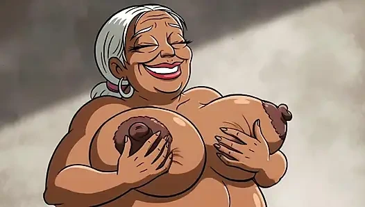 Büyük yumuşak memeli Hintli kadın