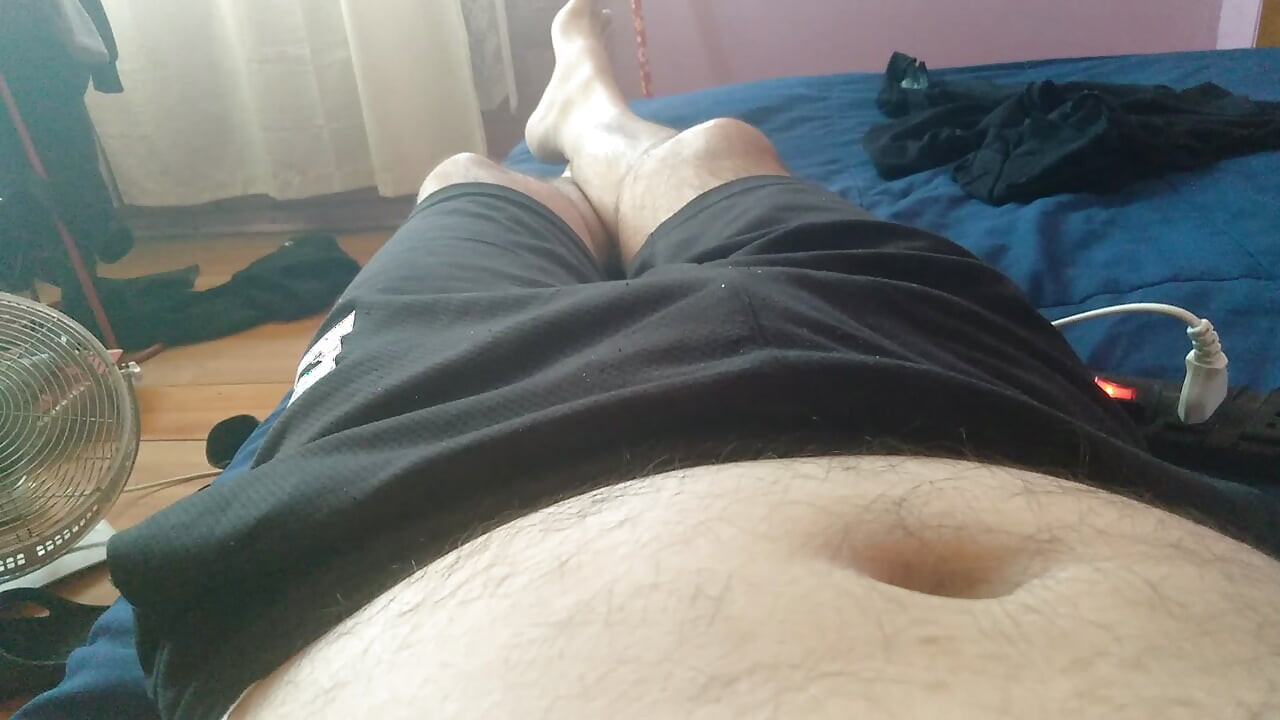 hard cock waiting for rough sex in bed