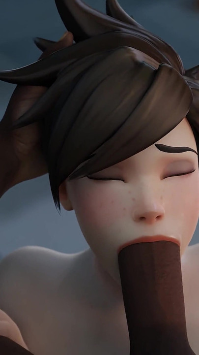 Tracer Meets 3 Bbcs & Services Them One-by-one - 3D Overwatch Porn