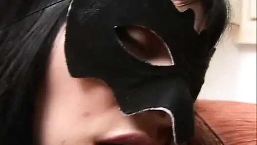 Amateur couple hairy pussy fucking in masked