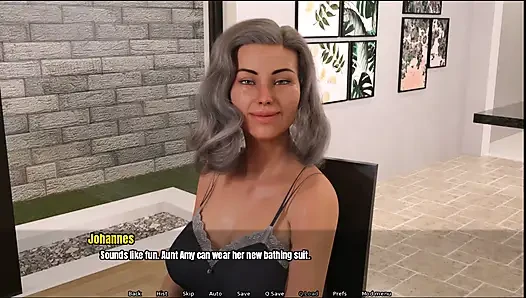 Grandma's house, we watched porn together, she really touched my dick