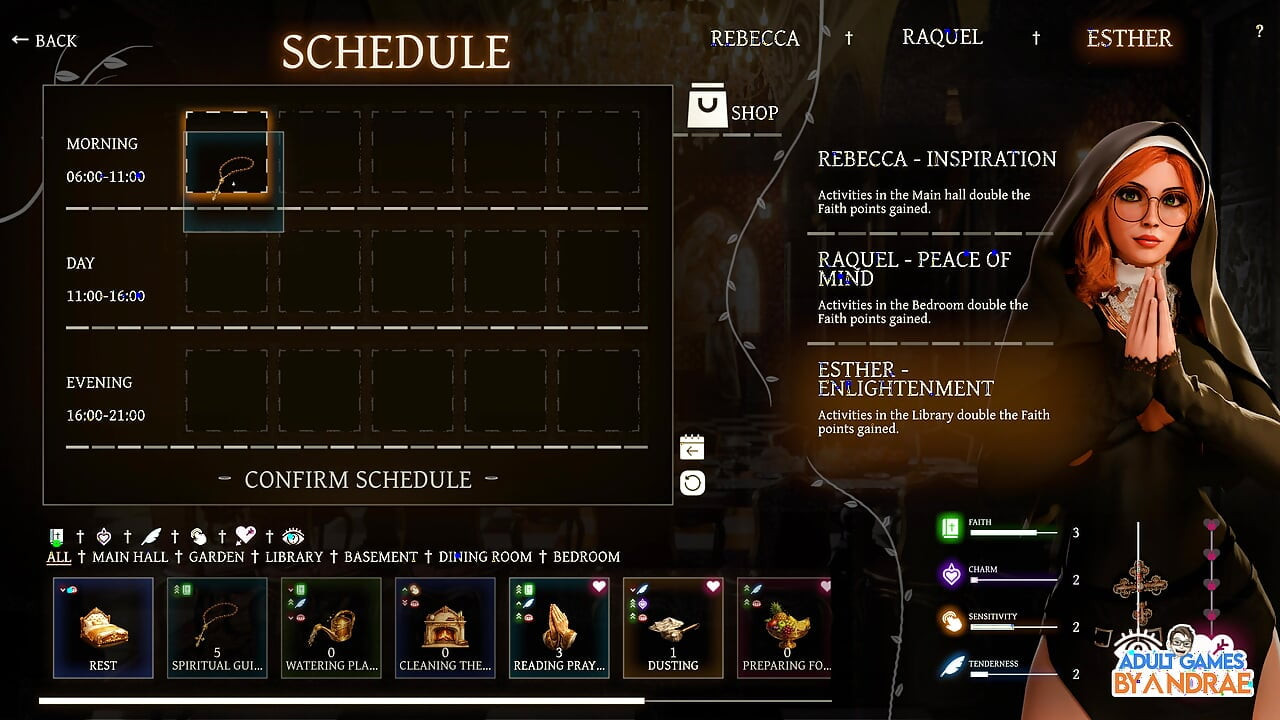 Sin Gameplay 5부의 자매들 - 에스더에게 더 가까워지는 정욕