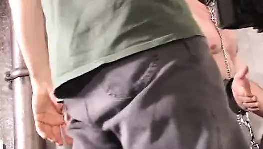 Behind the scenes footage of porn stars in action