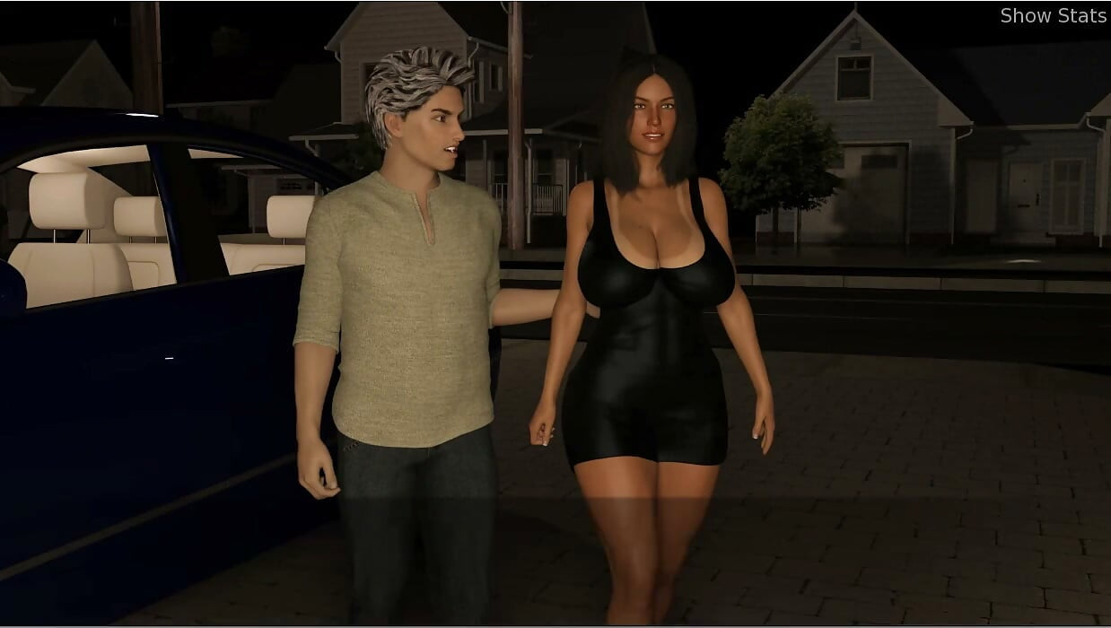 Project Hotwife - Phw - Gameplay - Roleplay - Car Ride with Collegue on His Lap