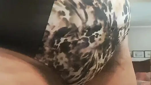 Dirty panties, wet with excitement, records herself for lover