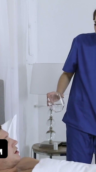 Step Sis In Nurse Uniform Natalie Porkman Takes Care Of Step Brother's Huge Boner - TeamSkeet | Clip 1