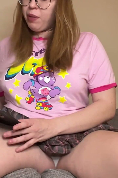 Cum While Reading with a Vibrator in My Panties