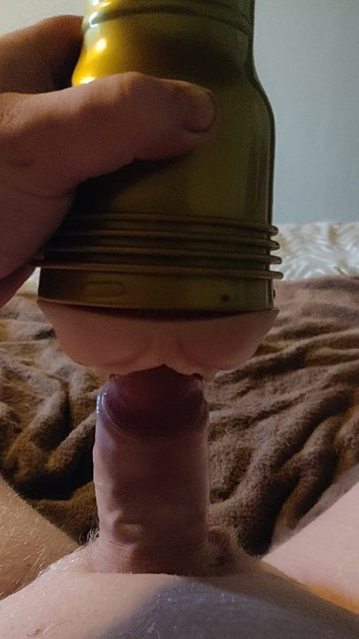 Playing with fleshlight.