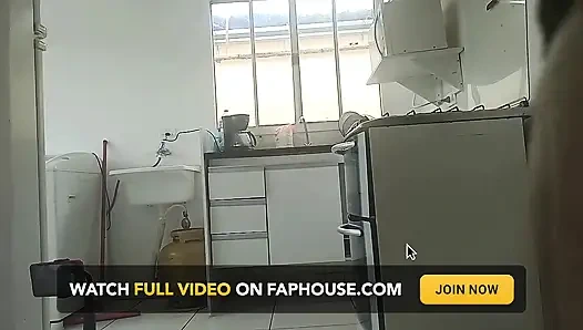 She Drooled Over the Whole Boy's Cock Leaving Him Ready to Enter Her Sexy Ass All Marked with Lingerie.