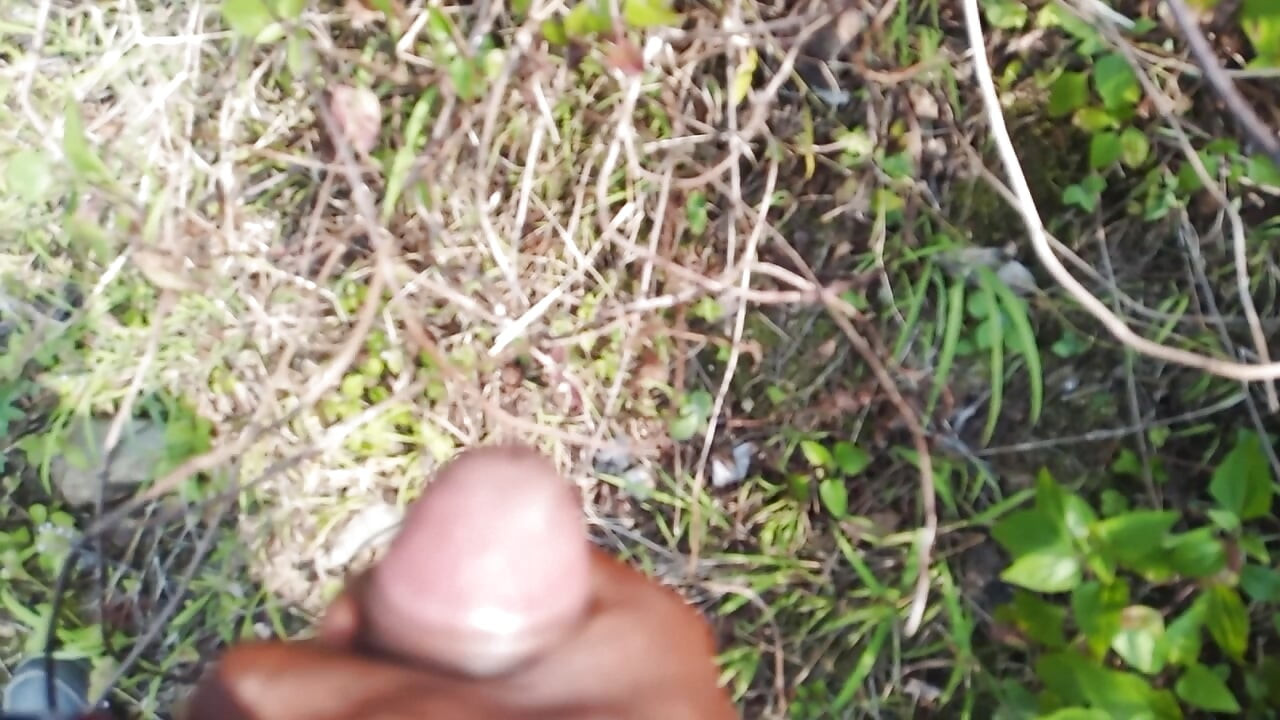 The girl shuddered and ran away from my thick penis and it was fun