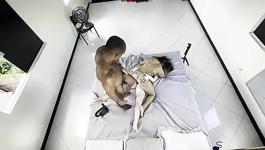 TWO LESBIAN GIRLS SUCK AND FUCK EACH OTHER IN FRONT OF ME I FUCK THEM BOTH