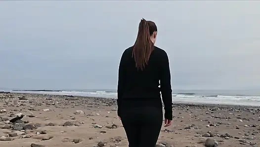 Ass to mouth domination on a surrealist beach