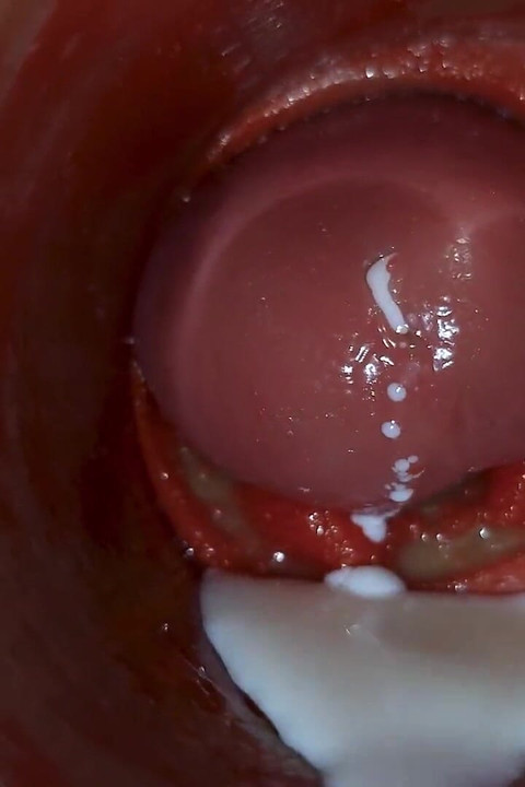 Kamera Unutar Duboke Pičke Snima Ogromnu Ejakulaciju Sperme Asmr
