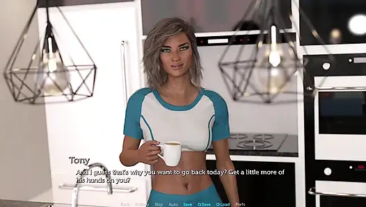 Tacos3-s3p2c - Szenen, in der sie nicht überspringen können: Teil 5 - Anne lutscht das personal der älteren sonnensalons und erzählt alles mit Tony