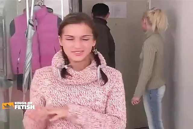 Two Teens Get All Fuck Holes Screwed by a Guy with Big Dick