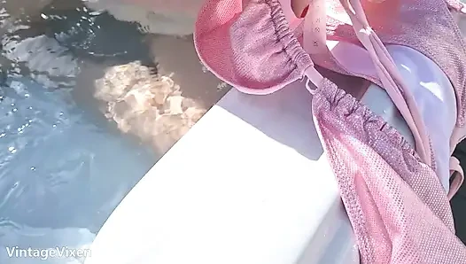 Busty Mature Wife Shows Off For You - Please Play With Your Cock For Me