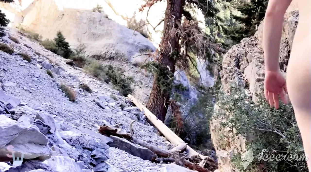 sexy hot baby cum outdoor and piss