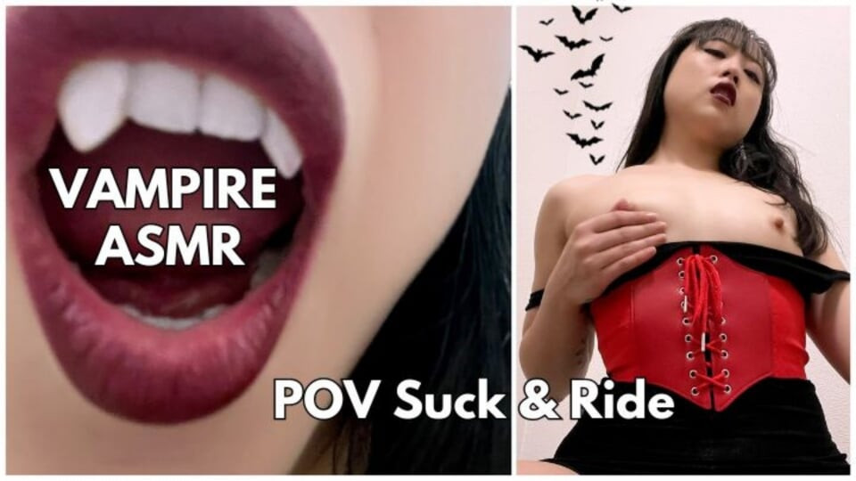 Vampire Date Sucks, Uses, and Drains You -ASMR POV Sex