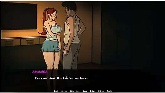 Lust town - gameplay - rollenspiel - betrügende ehefrau gibt fremden blowjob