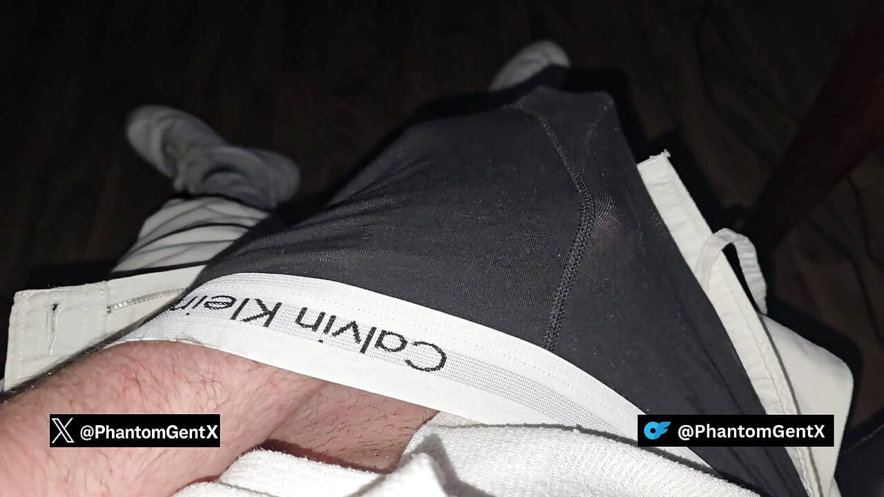 German Daddy rubs his hard bulge after work - PhantomGentX