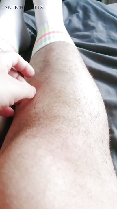 All Natural Leg Tease Hairy and Sensual