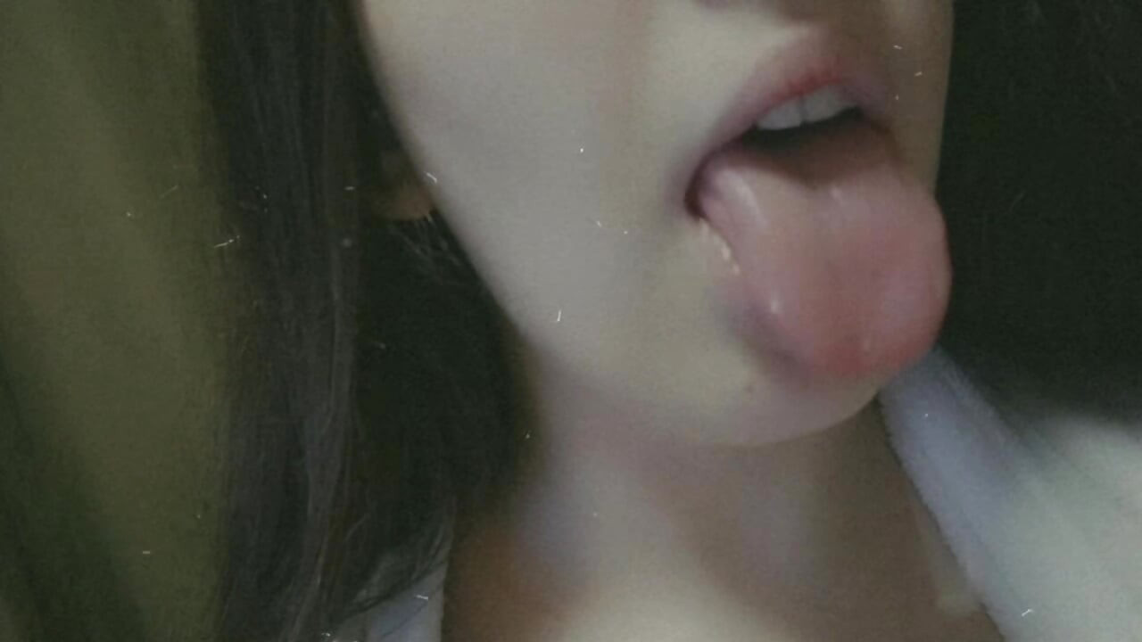 Just a cute student horny as fuck with her little mouth open read to drooling over your cock compilation from snapchat